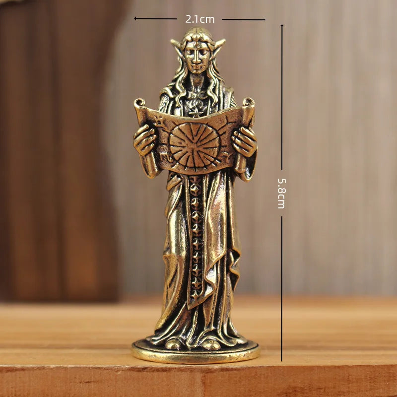 Brass Fae Figurines Tea Pets