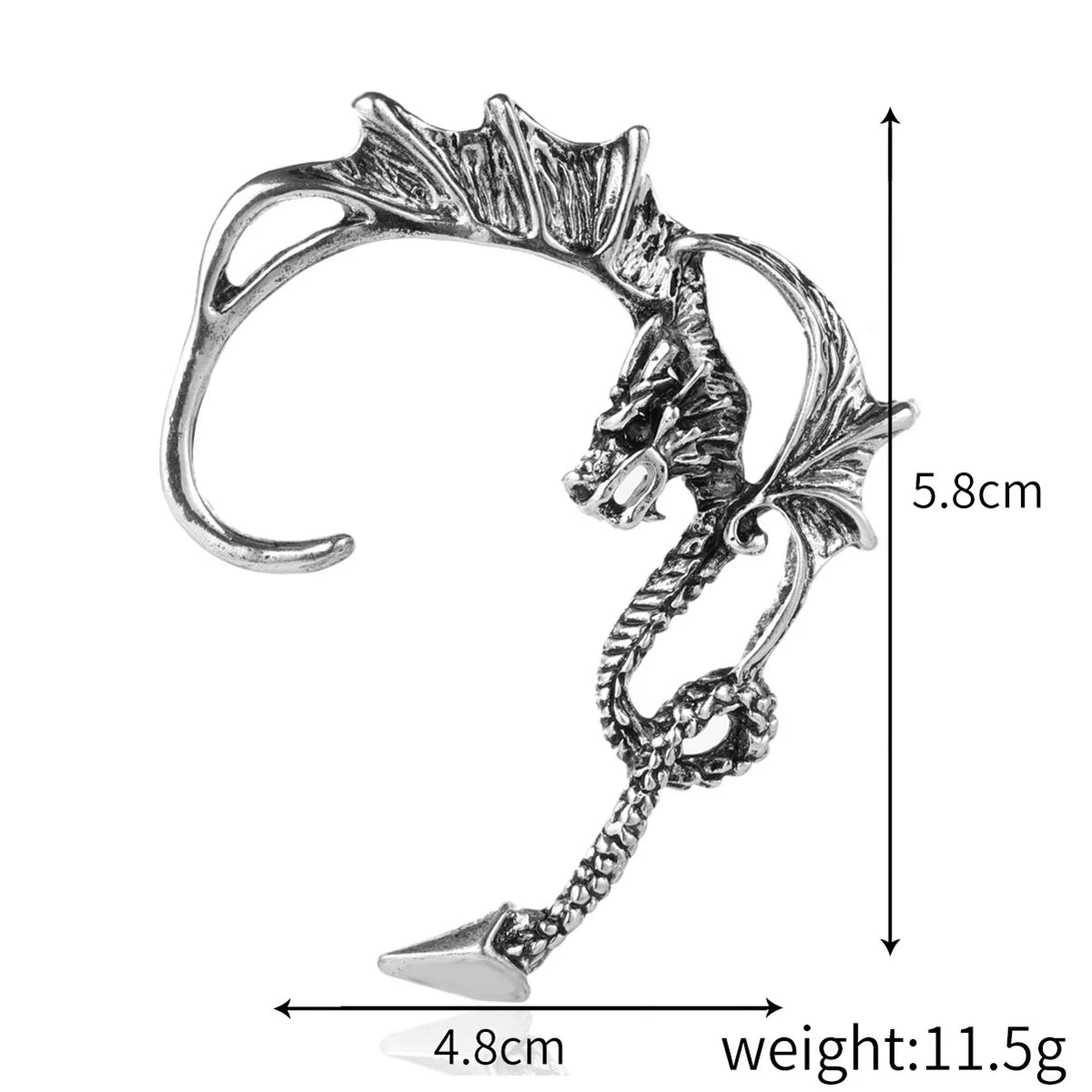 Gothic Rose Ear Cuff