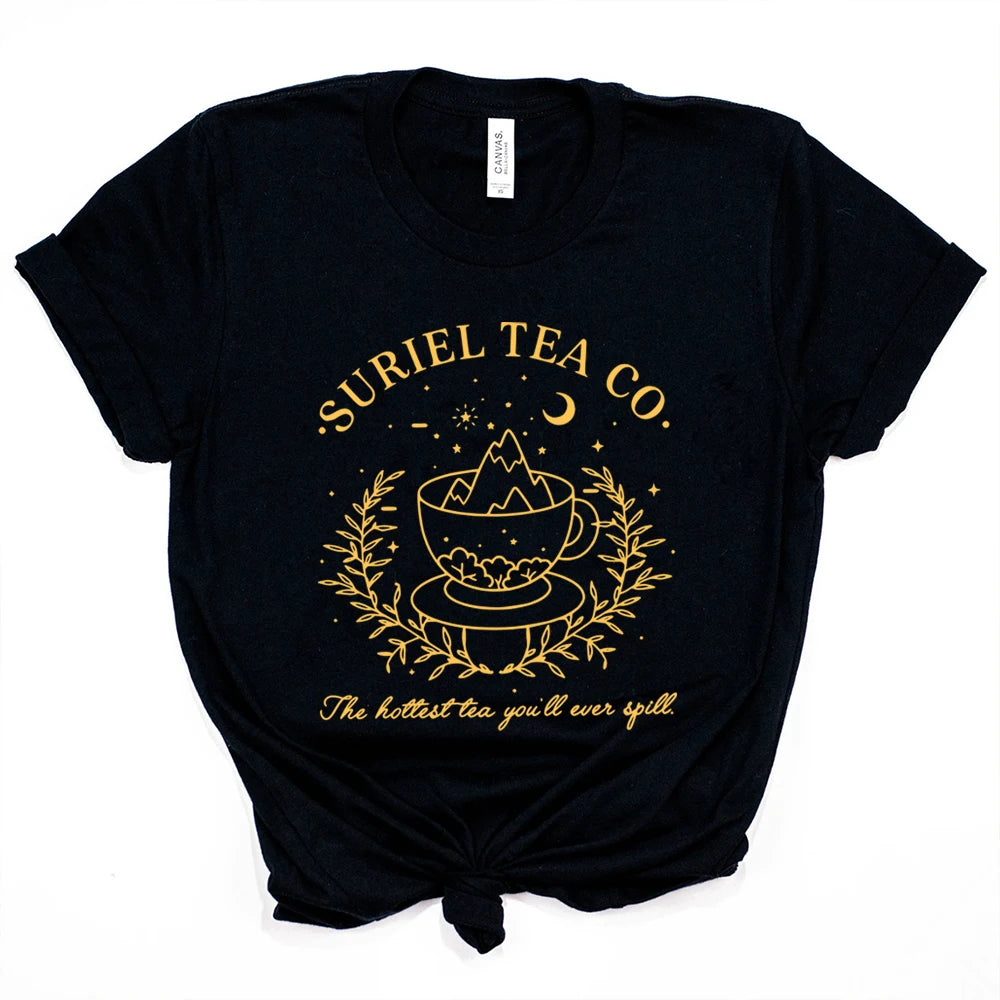 Suriel Tea Co T-Shirt Velaris A Court of Thorns and Roses Book Lover Tee