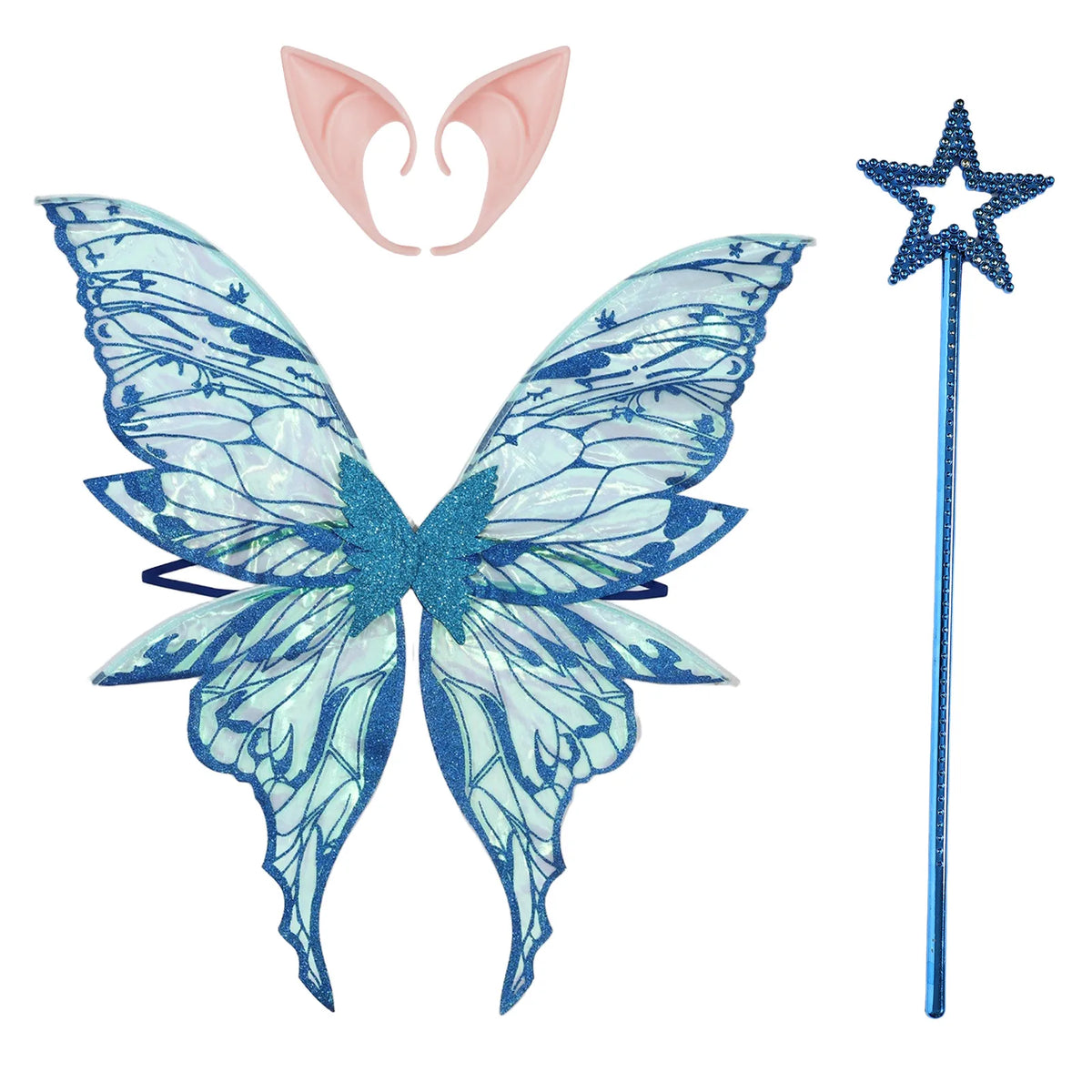 Fairy Elf Ears, Wings and Wands Cosplay Accessories