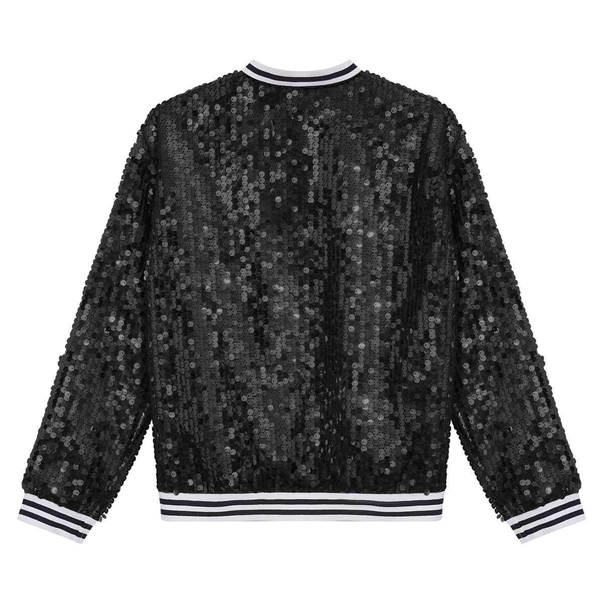 Kids Girls Sequinned Dance Bomber Jackets