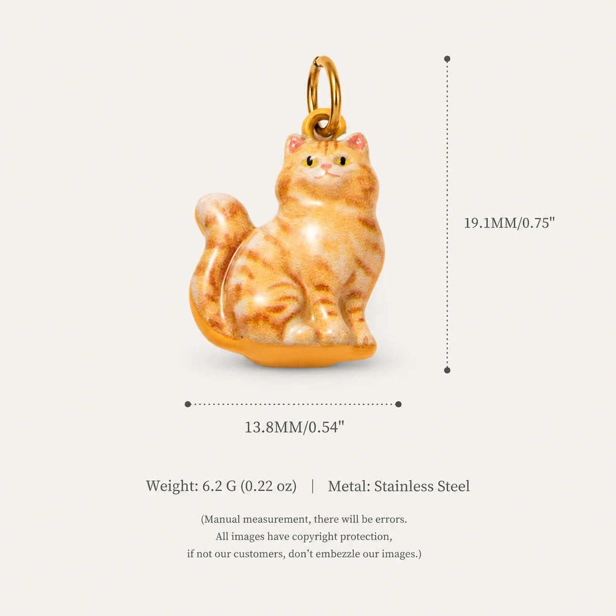 Our Beloved Pets Animal Charm Pendants Stainless Steel PVD 18K Gold Plated For DIY Necklace Bracelet Jewellery Making