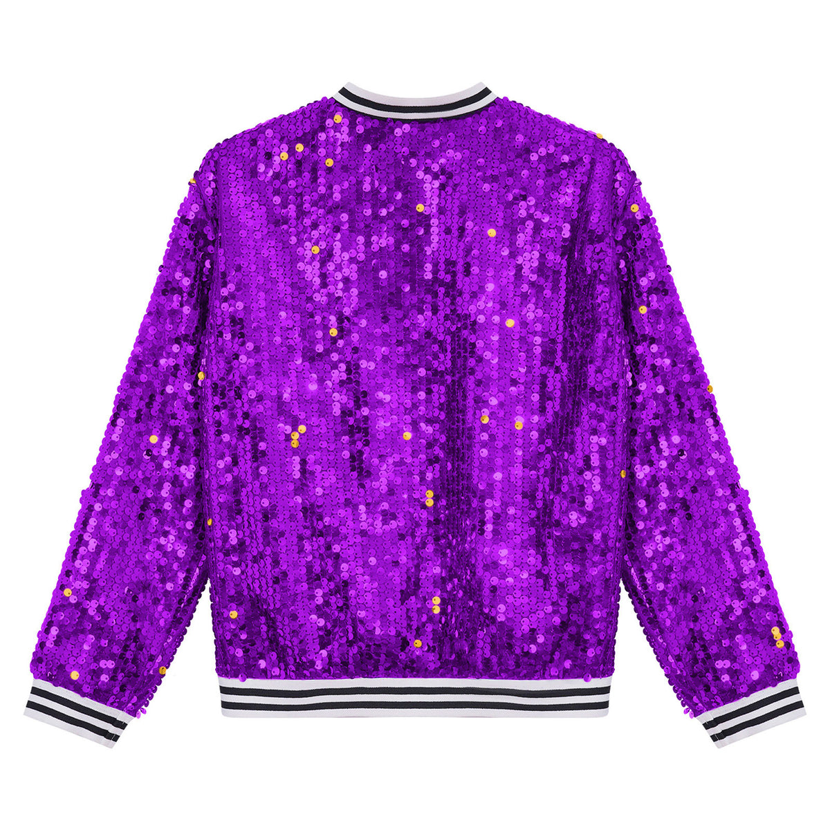 Kids Girls Sequinned Dance Bomber Jackets