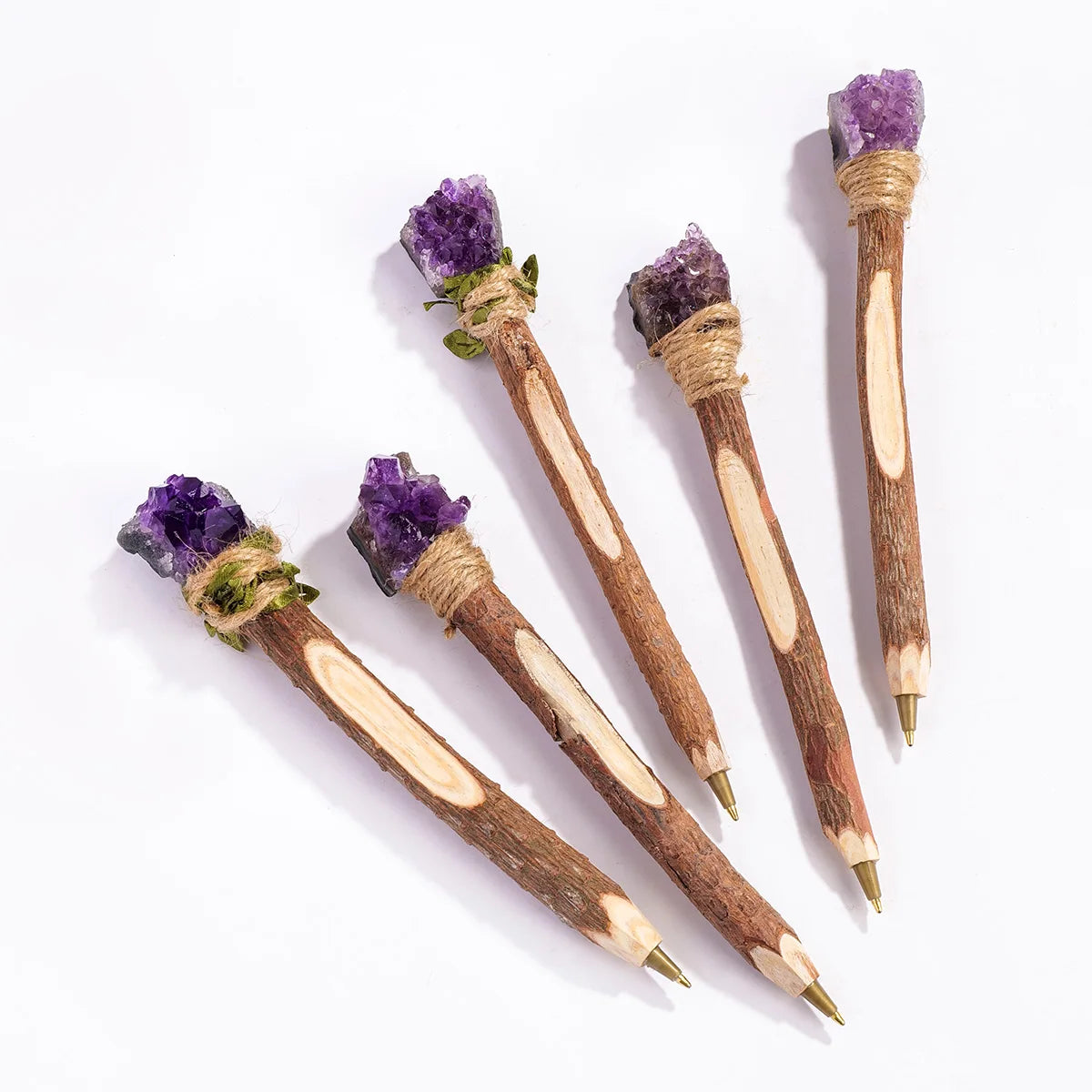 Natural Amethyst Crystal Cluster Dwarf Magic Pen