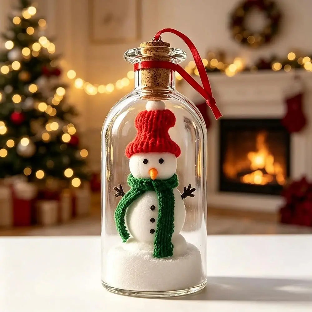 Recordable Christmas Tree Message Bottle Christmas Tree Ornaments Nostalgic Voice Capture
