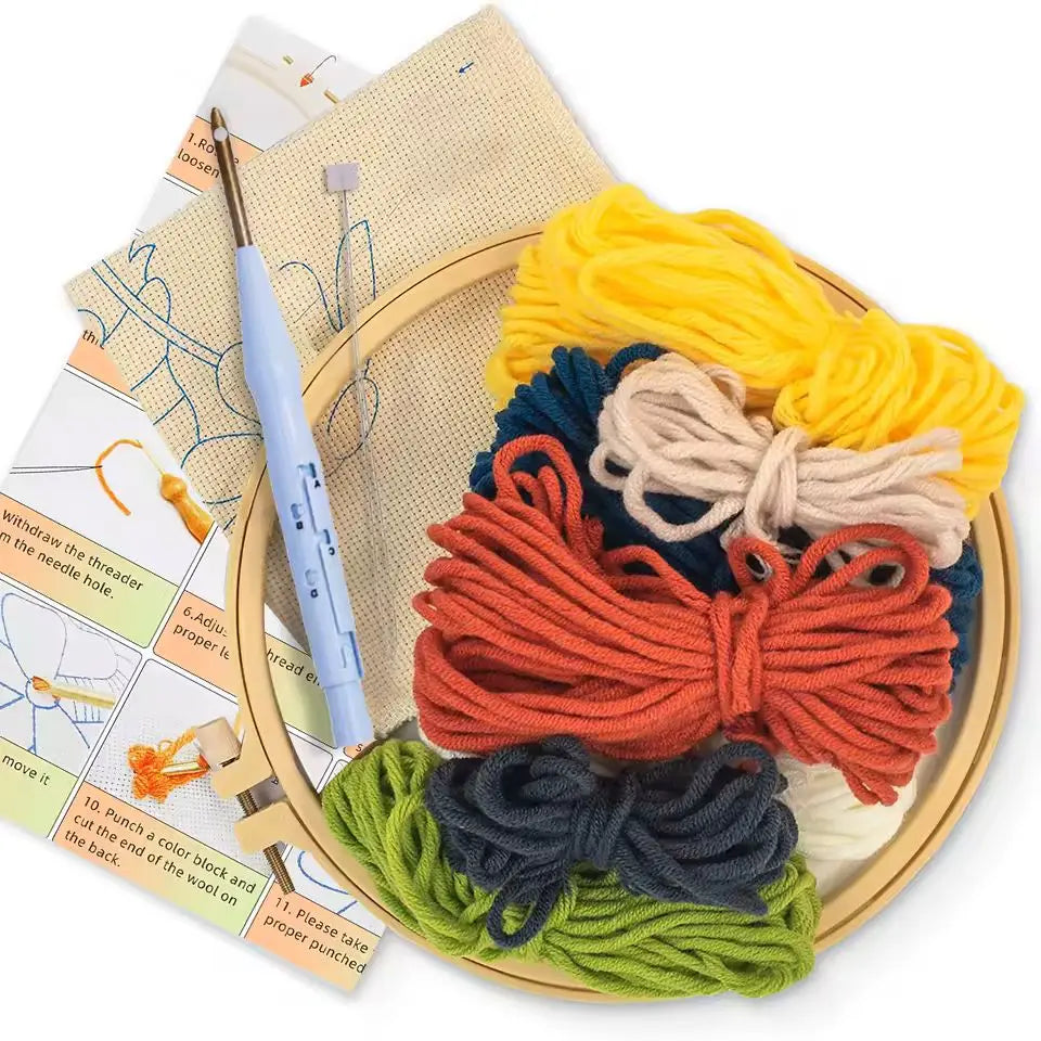 Animals DIY Punch Needle Embroidery Sets For Beginners DIY Craft Kits