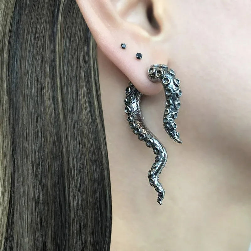 Octopus Tentacle Earrings