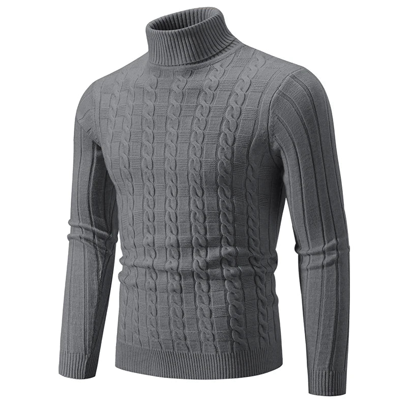 Woodsman Turtleneck Pullover Knit Sweater