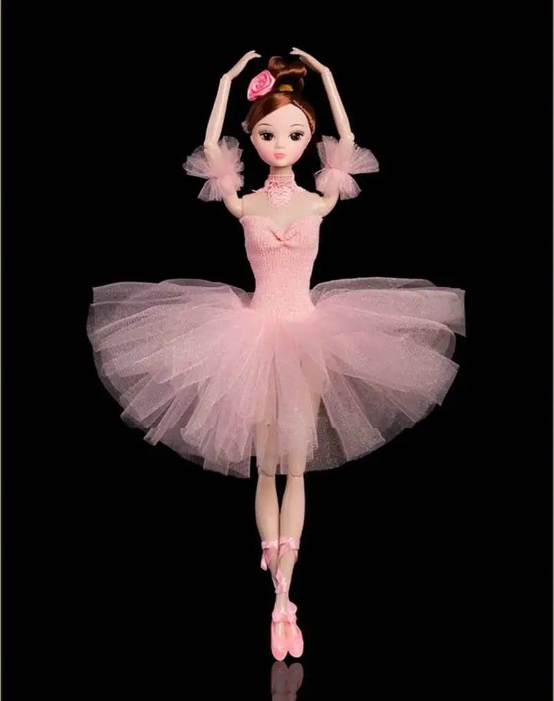 32cm Ballet Doll Large Original Handmade 1/6 Doll Full Set 11 Jointed Doll Girls