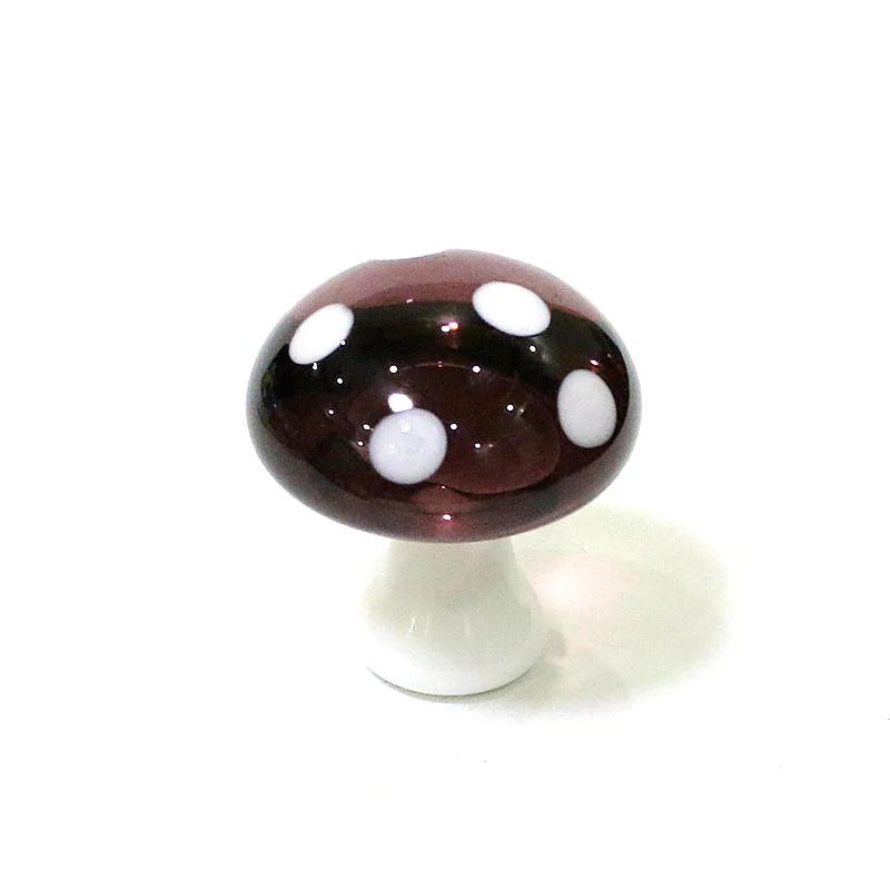 Murano Glass Mushroom Miniature Ornaments Home Decor