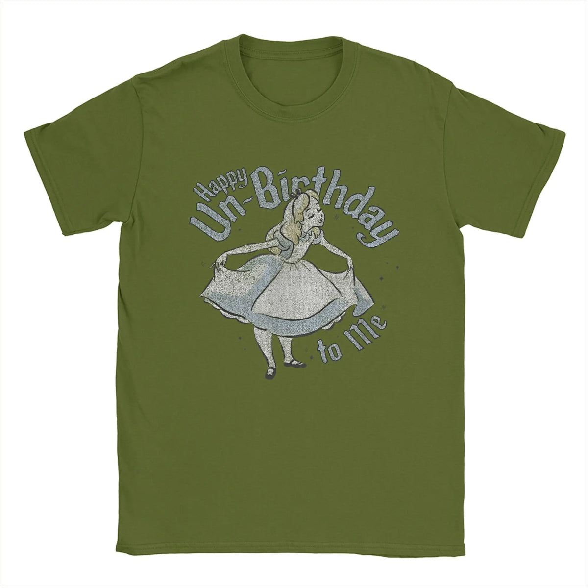 Happy Un-Birthday To Me Alice In Wonderland T-Shirts Cotton Tees