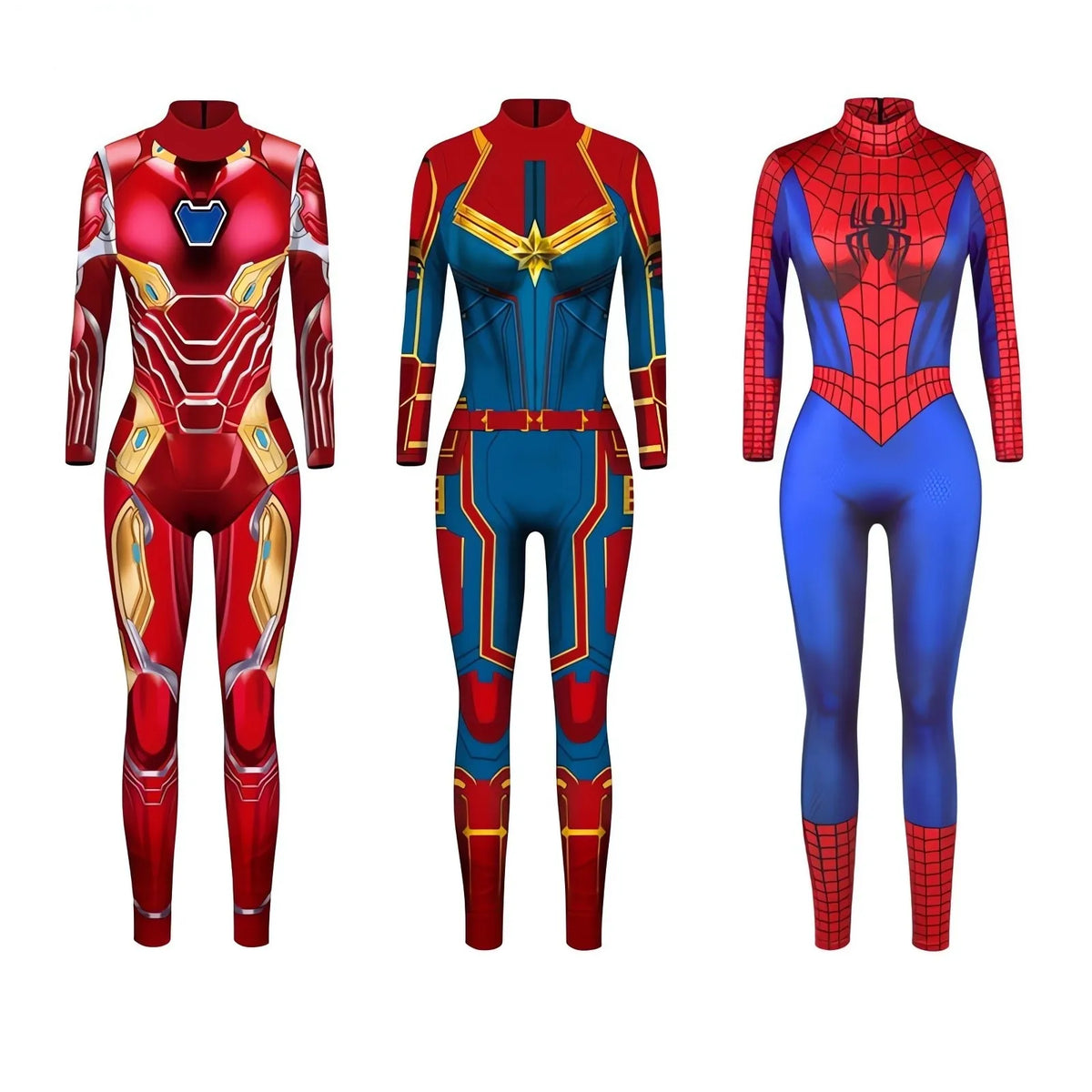 Superhereos Bodysuit Costumes Cosplay Halloween