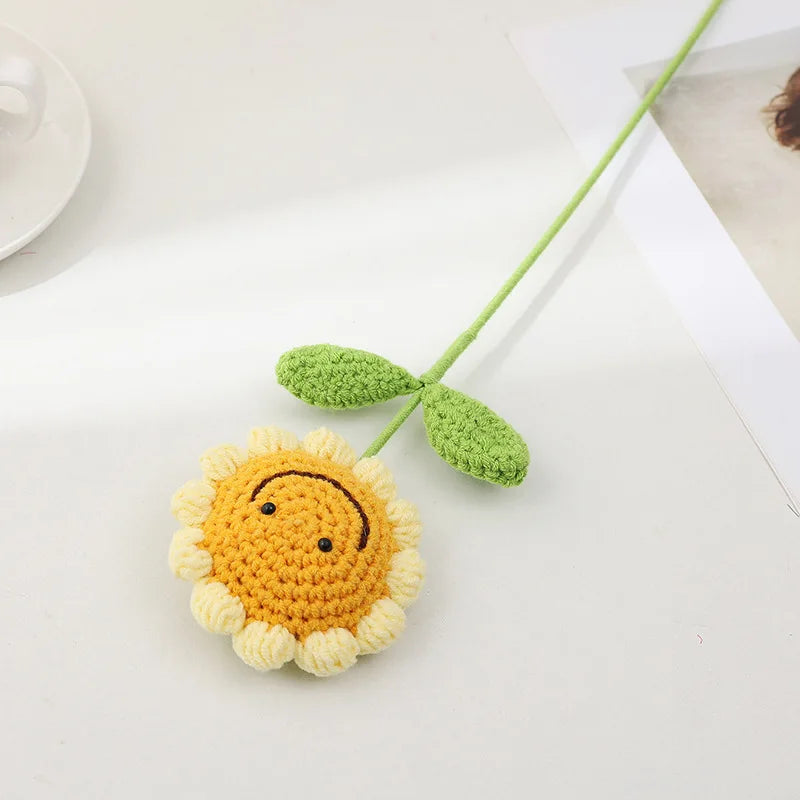 Handmade Crochet Sunflowers