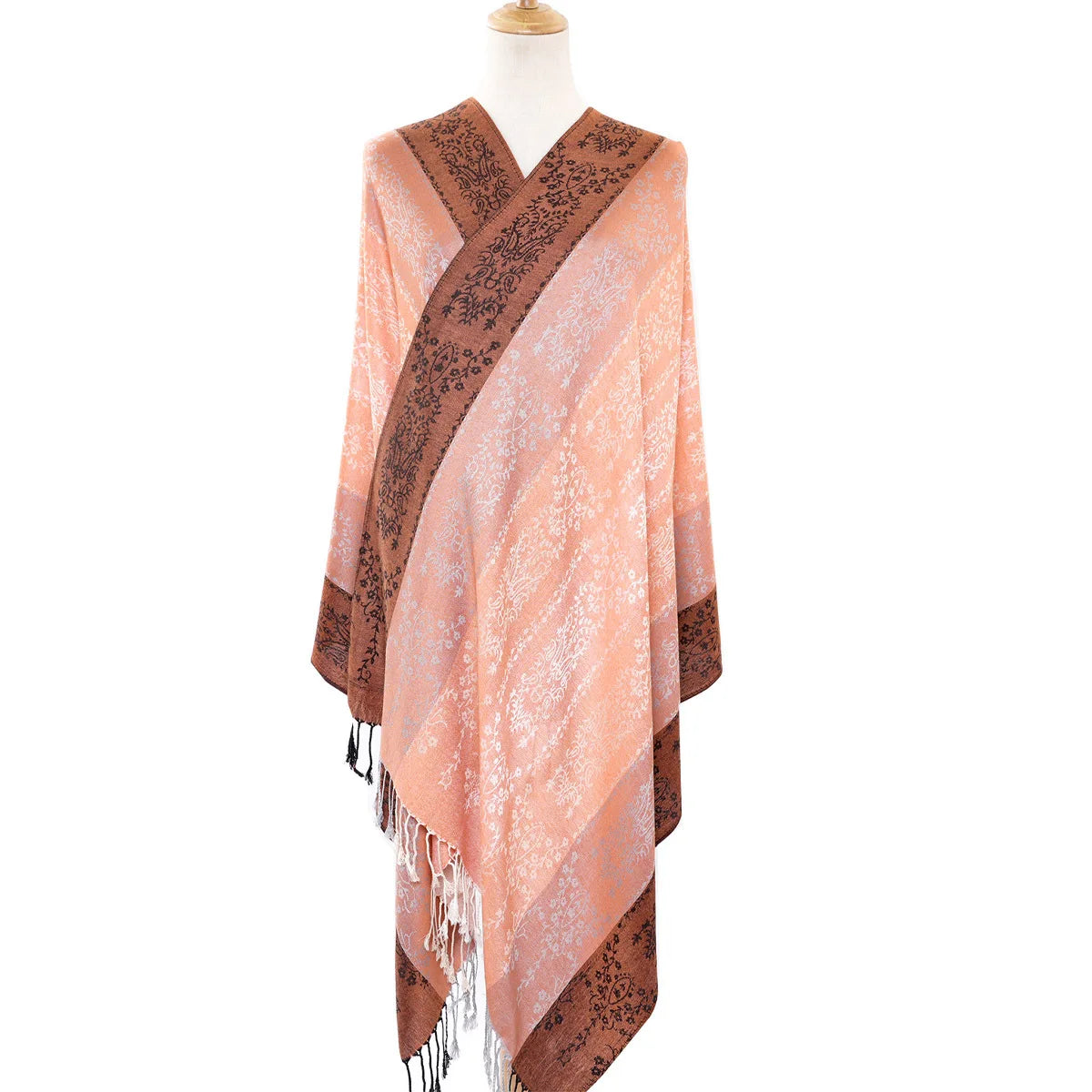 Rainbow Pashmina Scarfs Large Soft Warm Shawl Wrap