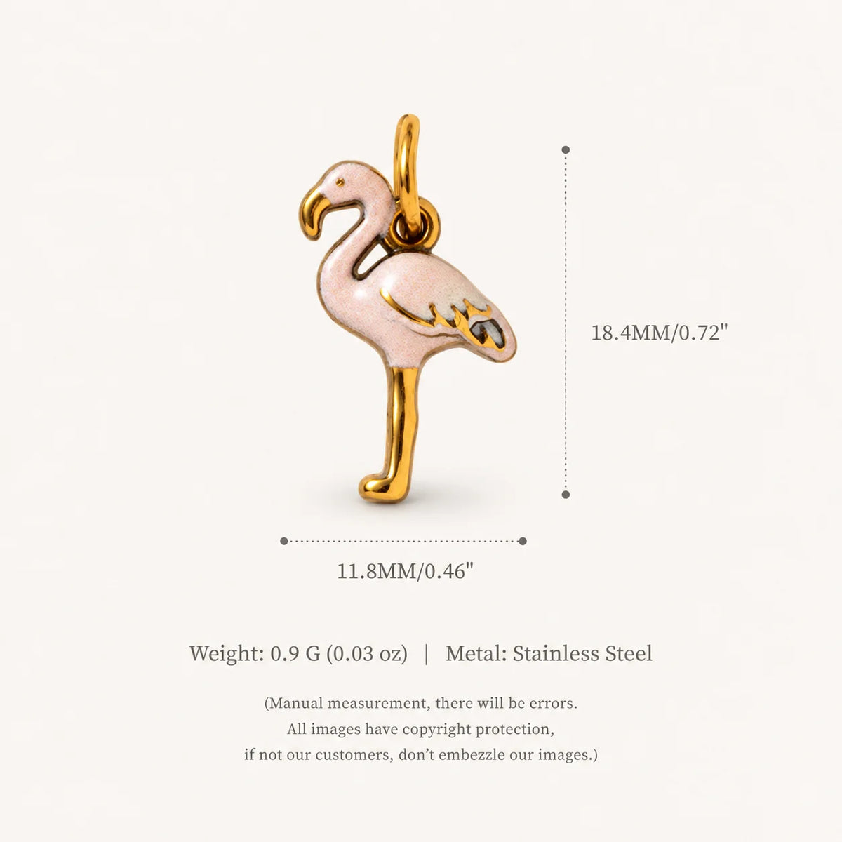 Enamel Bird Pendant Charms Necklace Bracelet DIY Jewellery Making Findings