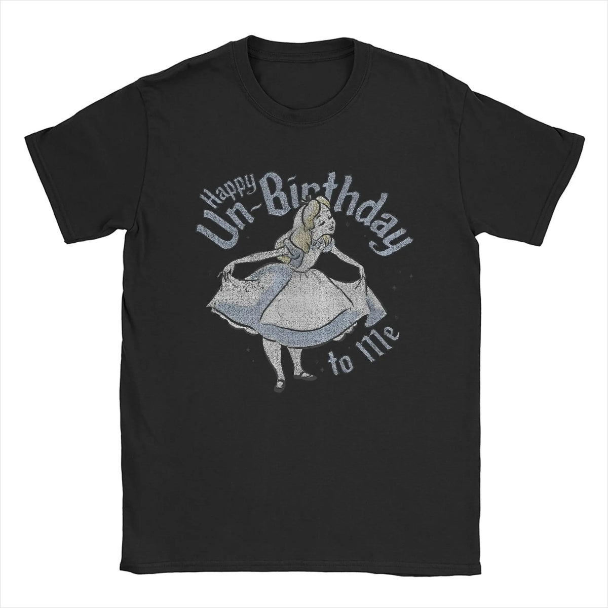 Happy Un-Birthday To Me Alice In Wonderland T-Shirts Cotton Tees