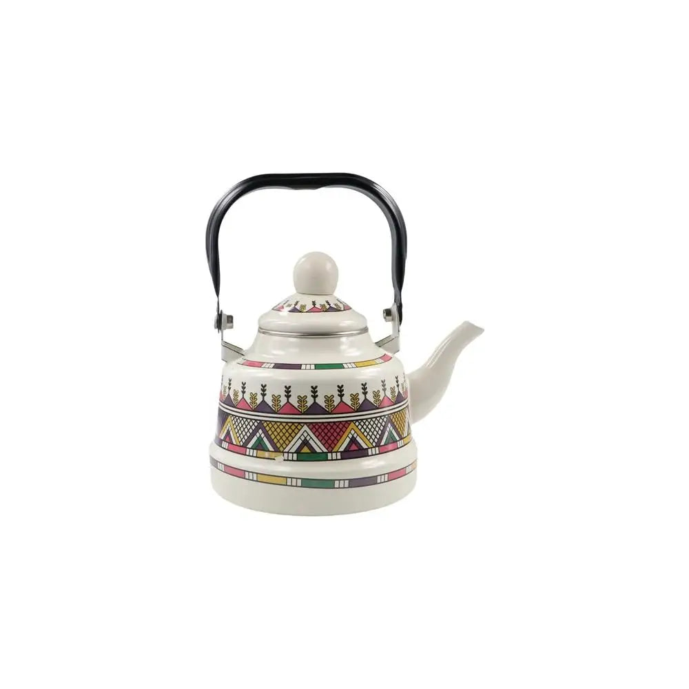 Enamel Tea Kettle 1.1L, 17L or 2.5L Stove Top Tea Pot No Whistling