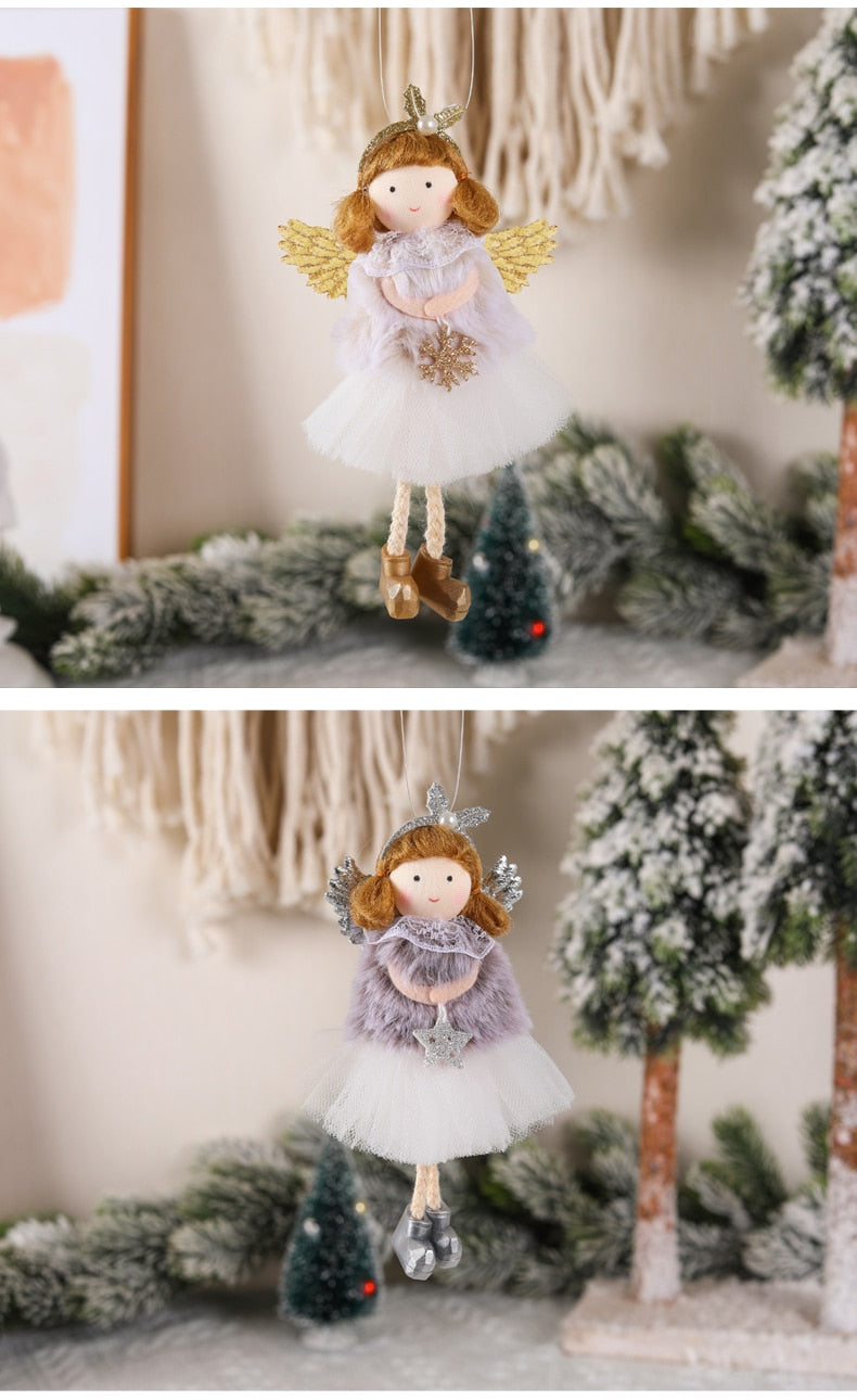 Christmas Angel Dolls Xmas Tree Ornament