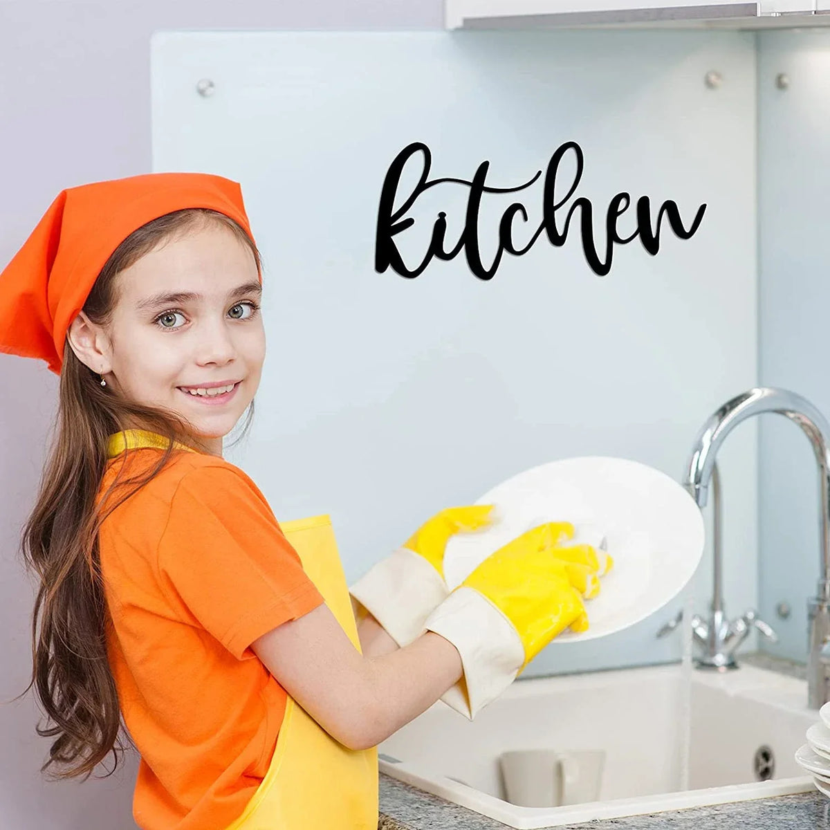 Kitchen Metal Signs Wall Art Decor
