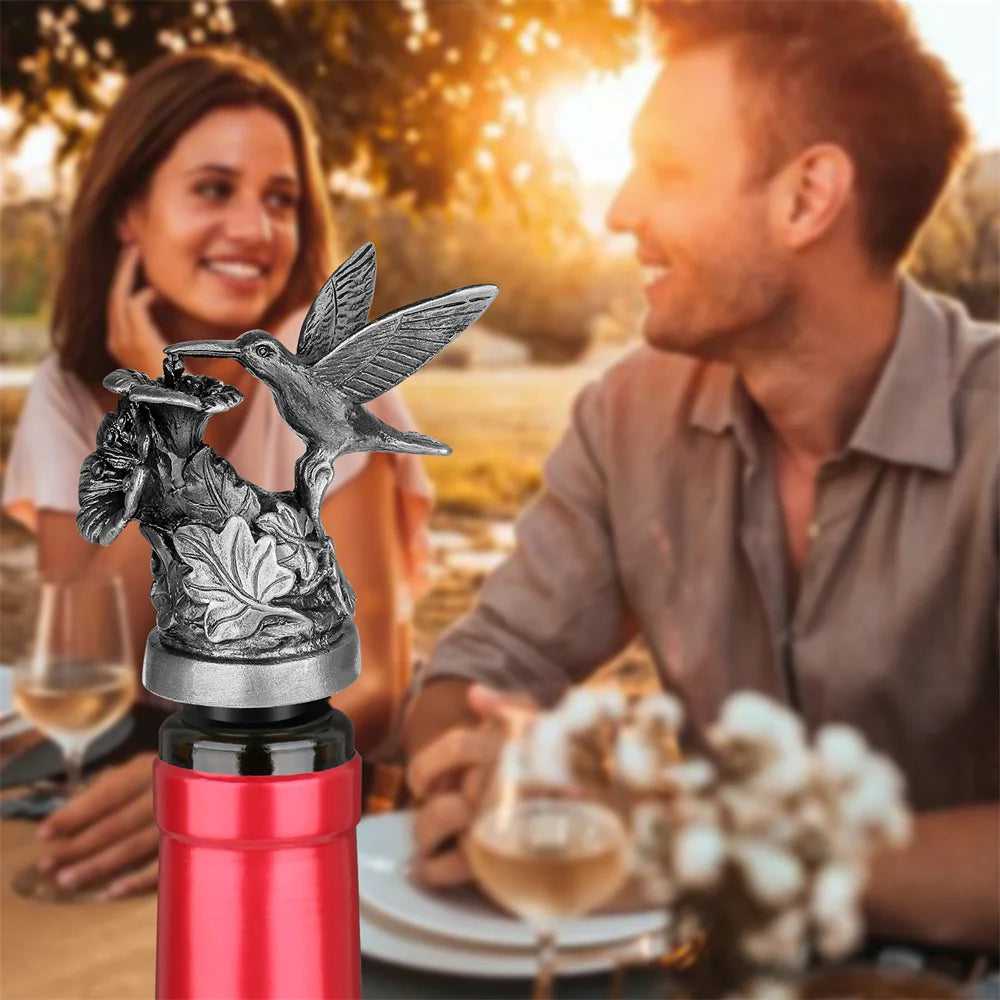 Hummingbird Wine Pourer Bottle Stopper