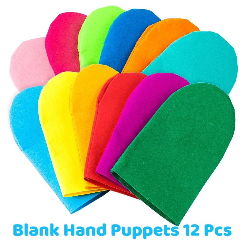 DIY Hand Puppet Making Kit Make Your Own Felt Animal Storytelling Craft Kits for Kids