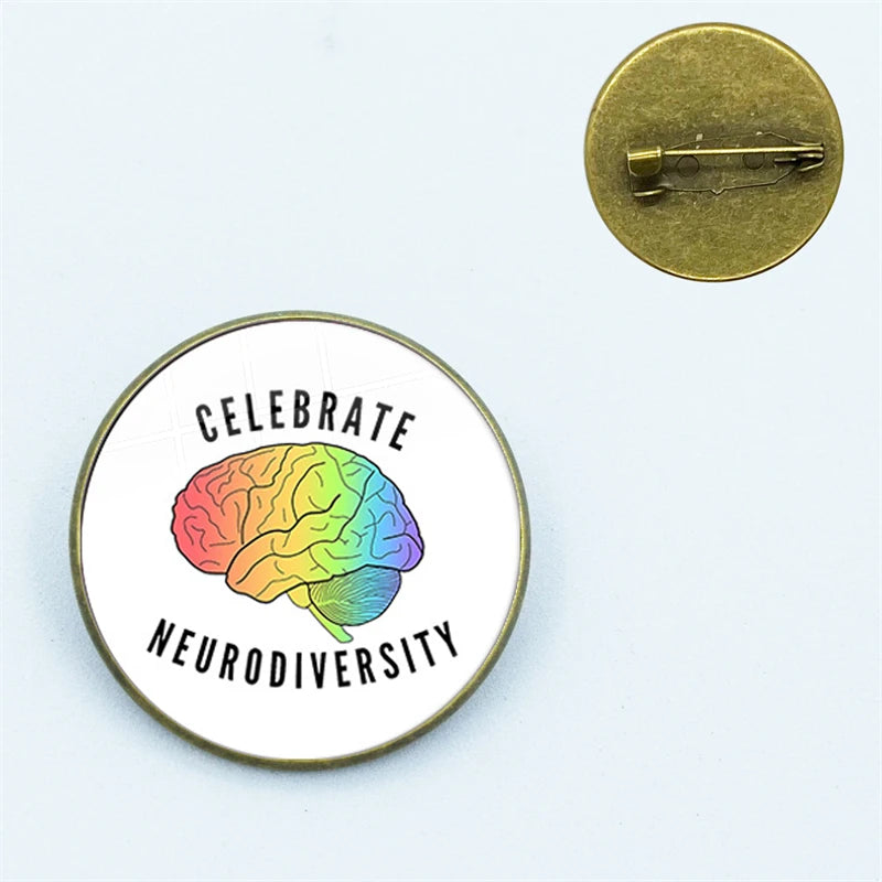 Neurodiversity Autistic Pins Badges