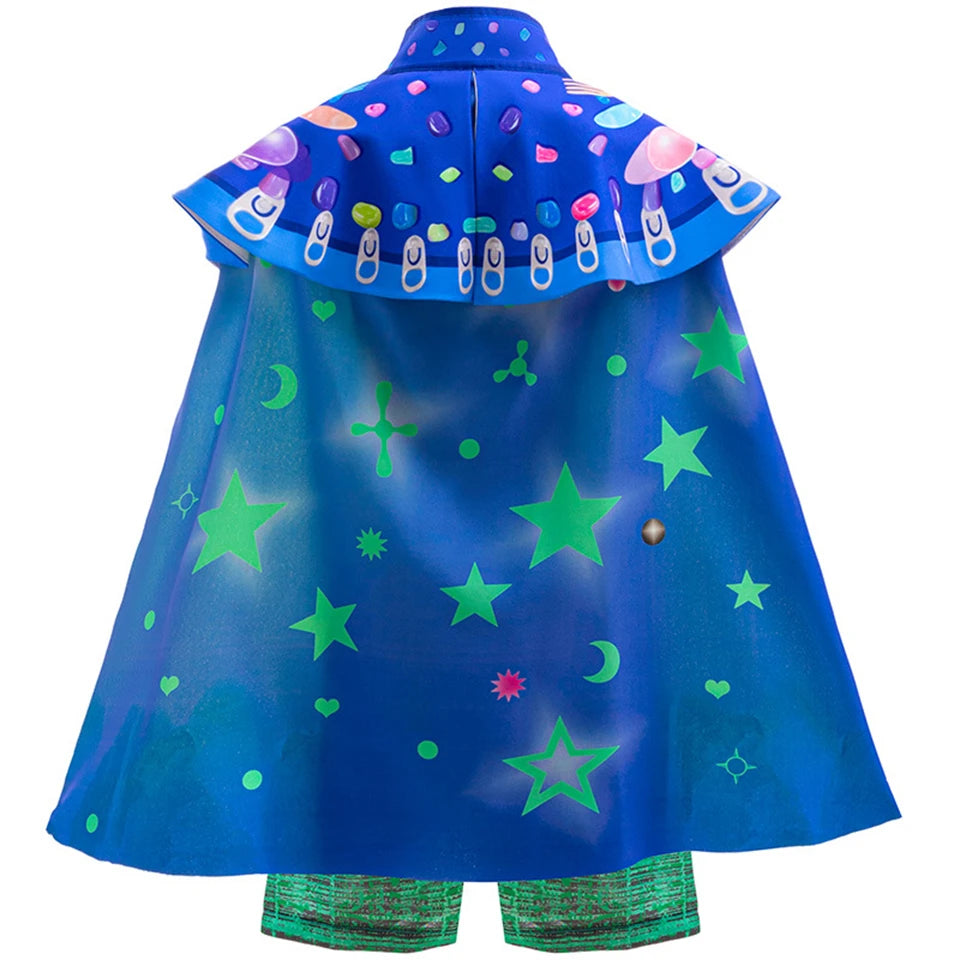 Boys Halloween Cosplay Alien Movie Elio Kids Costume