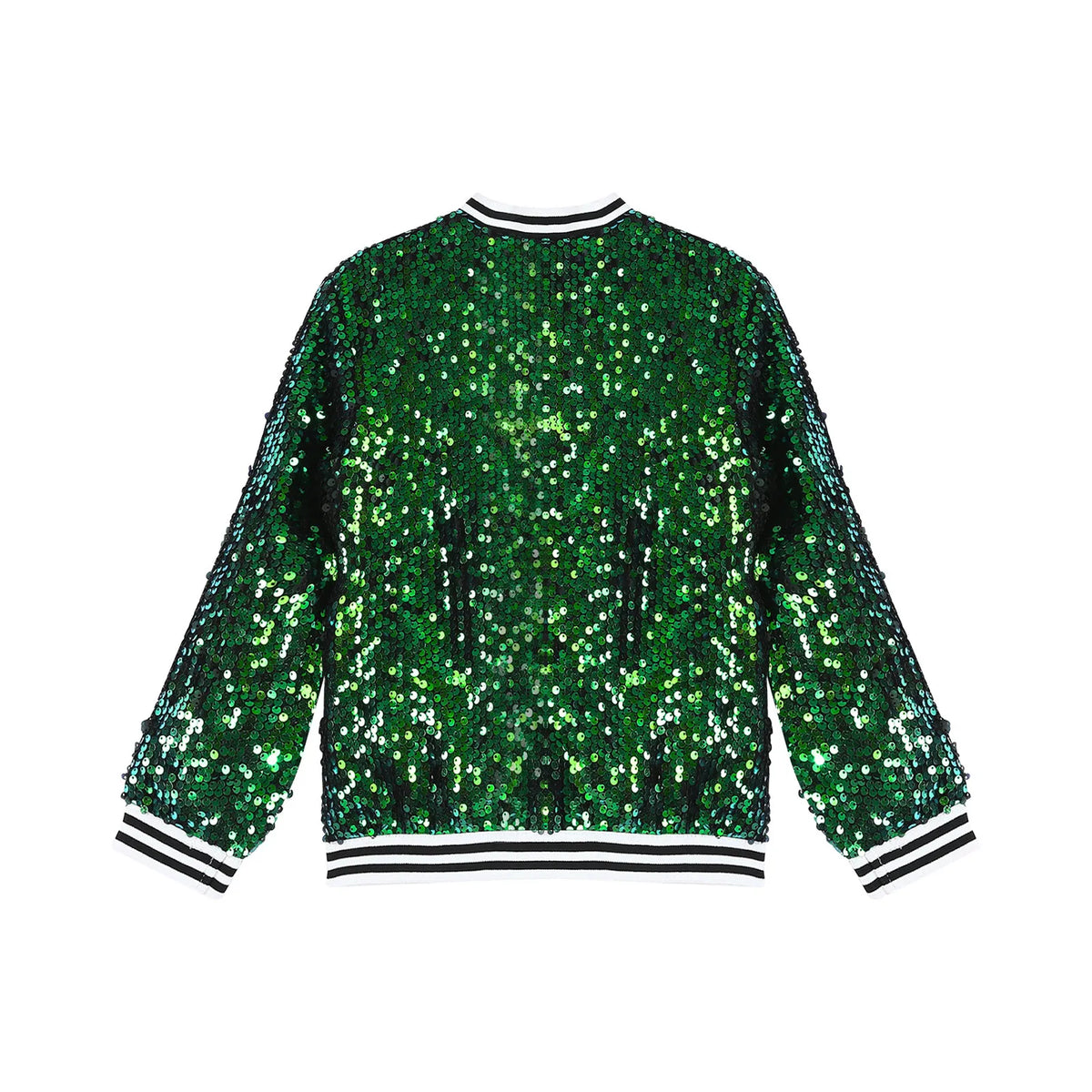 Kids Girls Sequinned Dance Bomber Jackets
