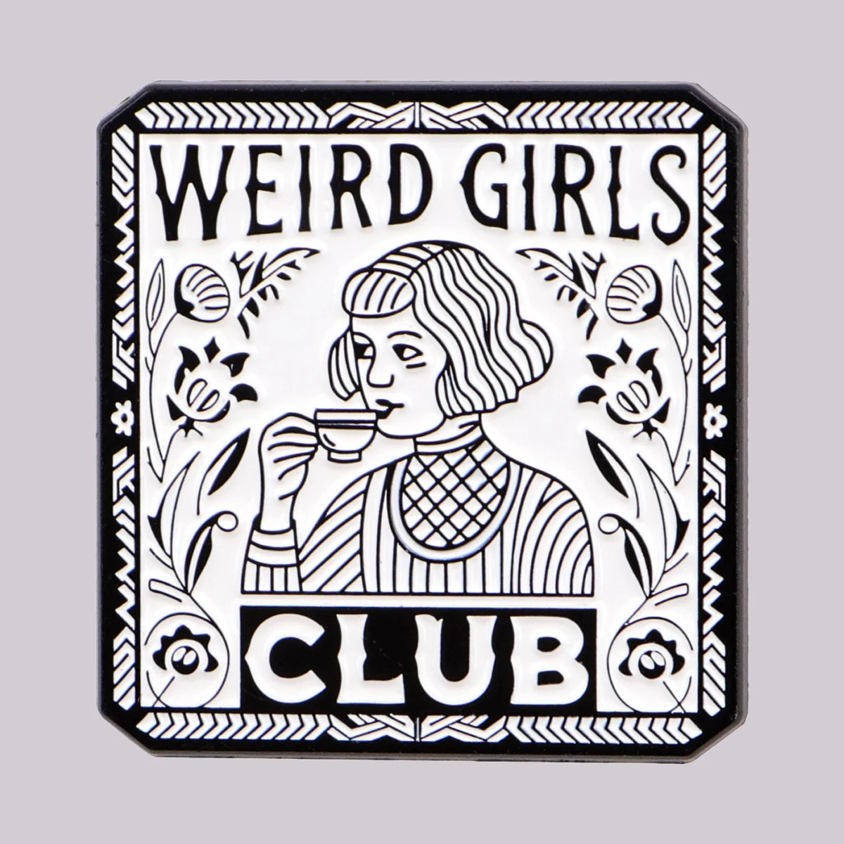 Weird-Girls Enamel Pin Brooch Lapel Pins Badge