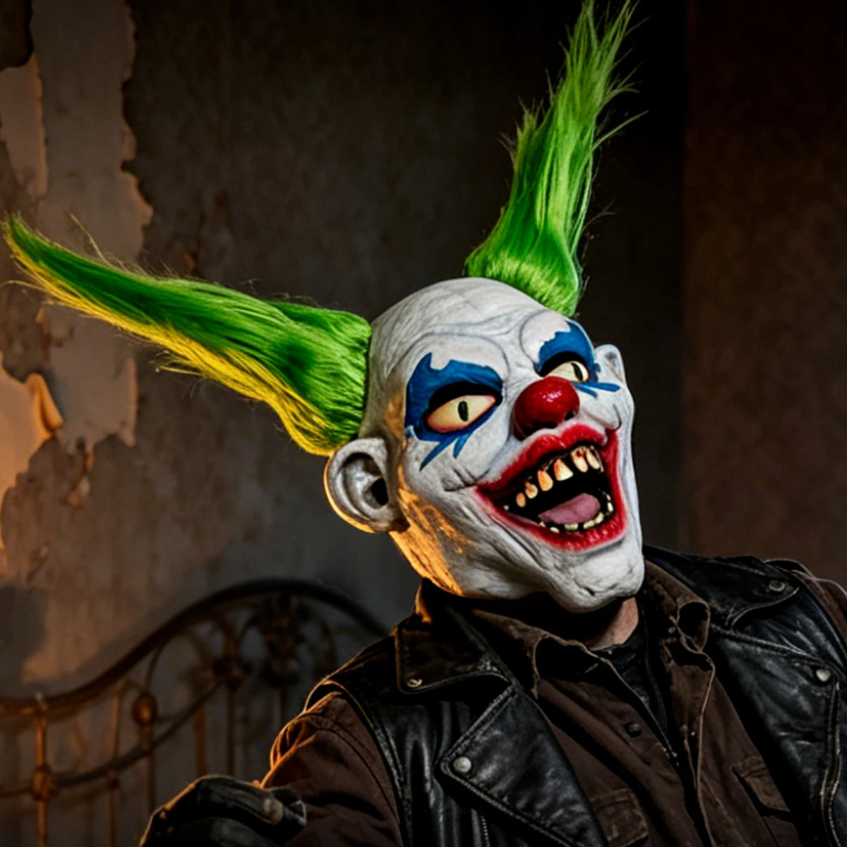 Scary Clown Latex Mask Halloween Cosplay Costume Accessories Props Movie Horror Mask