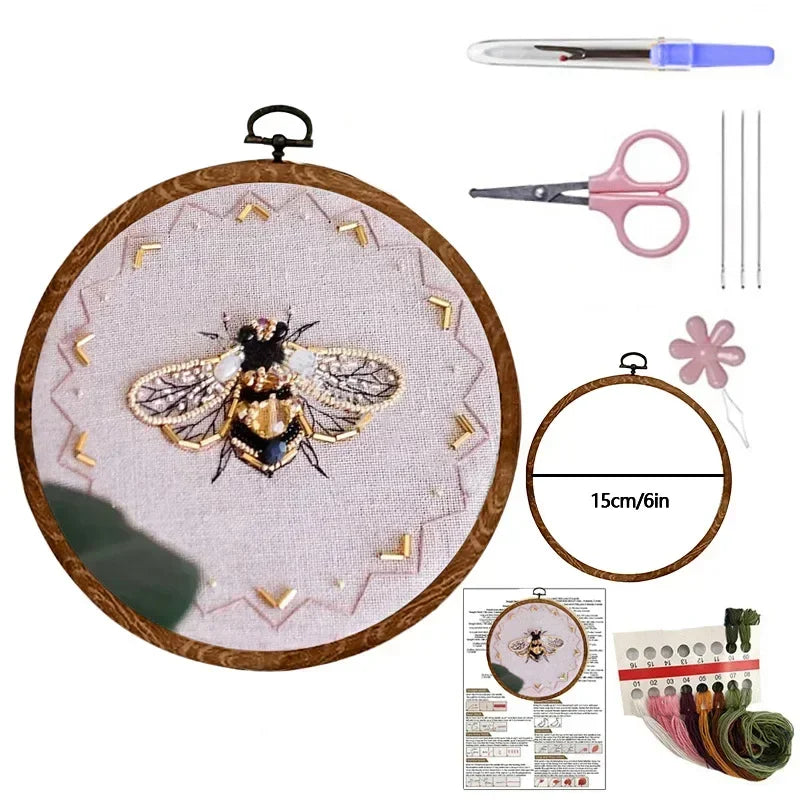 Insect Bead Embroidery DIY Craft Kit