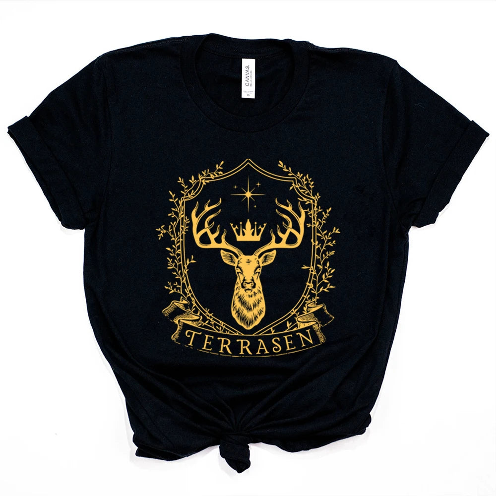 Terrasen T-Shirt Throne of Glass for the Book Lovers