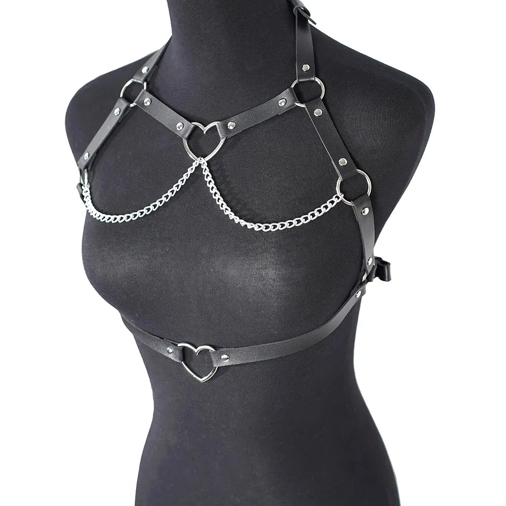 Gothic Punk Body Harnesses