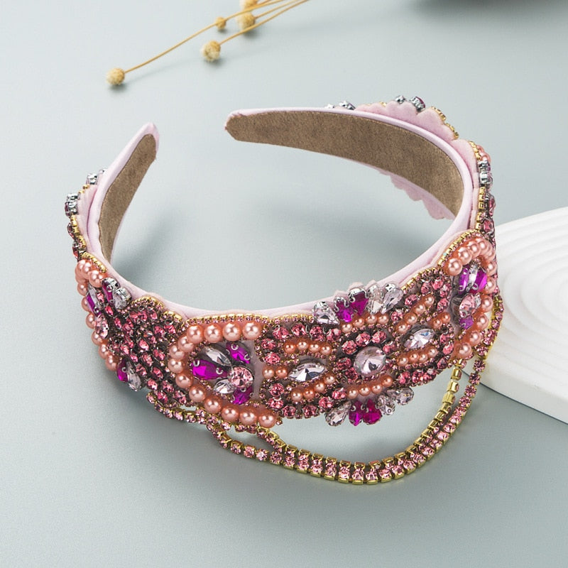 Palace Wear Pearl Tassel Headband