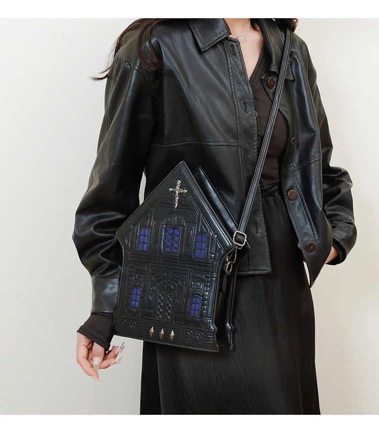 Haunted House Crossbody Bag