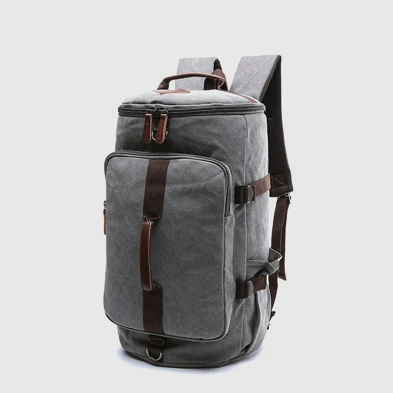 Woodsman Canvas Duffle Bags Travel Weekender Large Capacity Outdoor Backpack Luggage