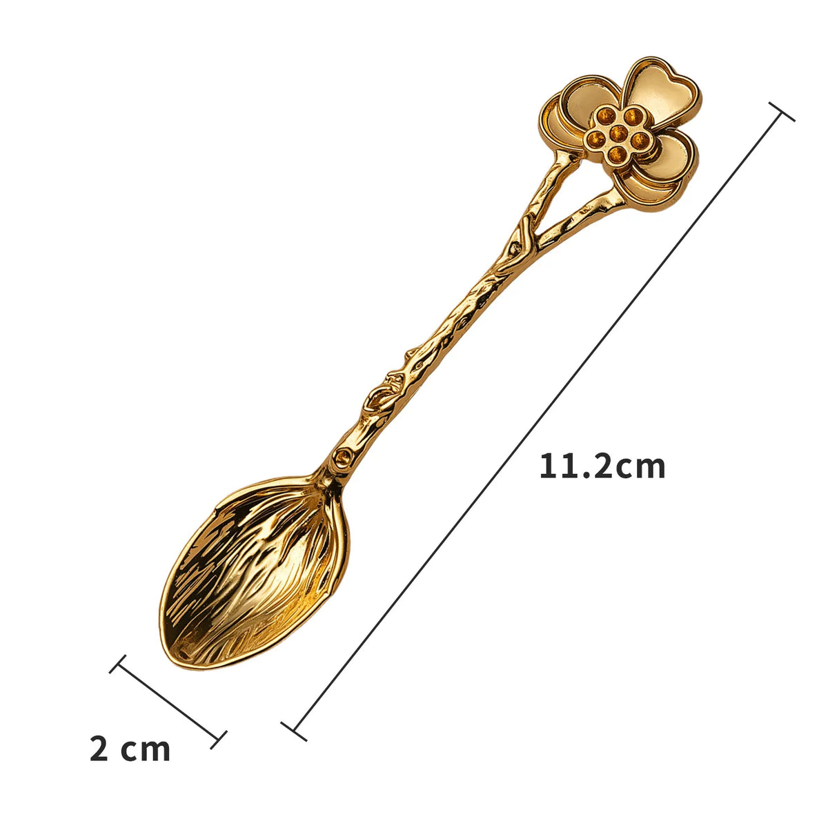 Dragonfly Teaspoons Bird, Starfish, Flower Golden Mini Spoons