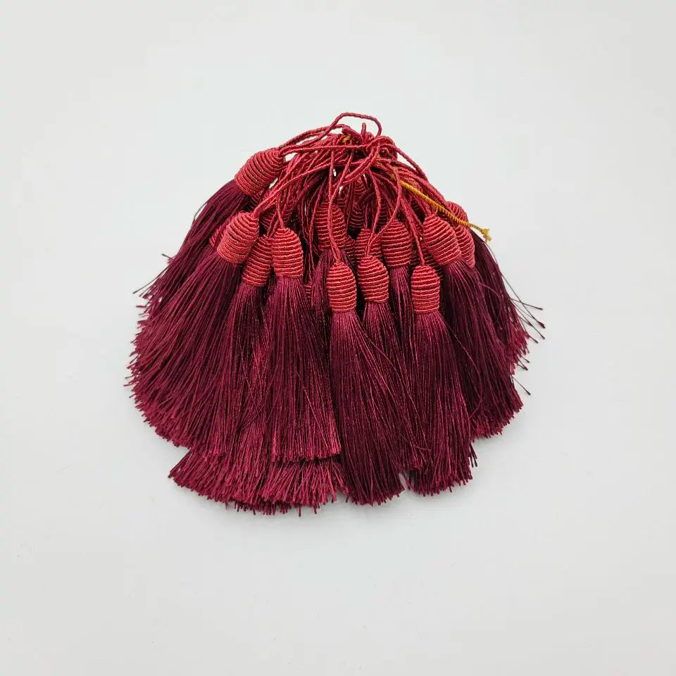 2-50pcs/lot 15cm Hanging Rope Silk Tassels Fringe Sewing Bang Tassel Trim Key Tassels for DIY Embellish Curtain Accessories