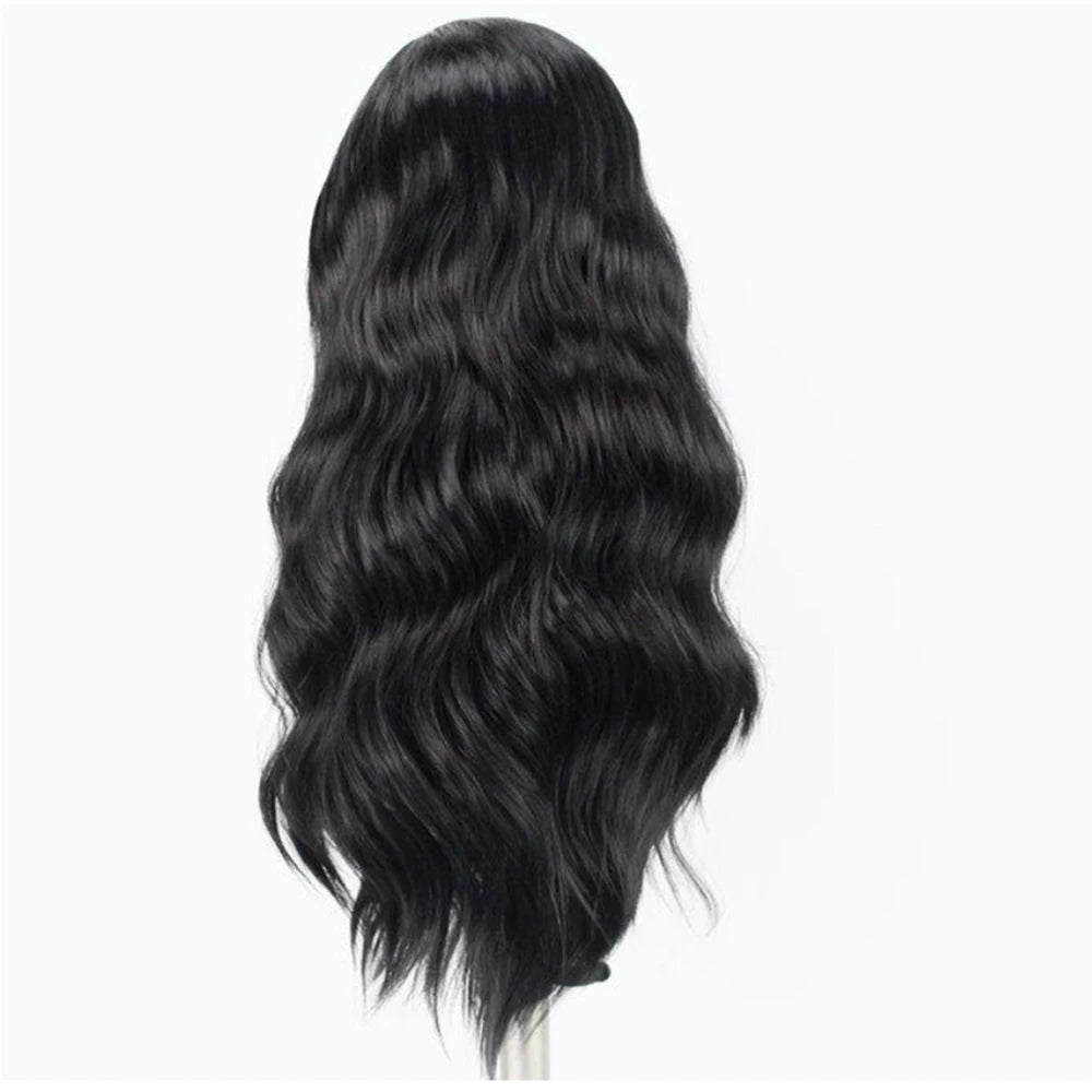 Long Soft Waves Wigs Side Part Soft Lace Front Wig Heat Resistant Fibre