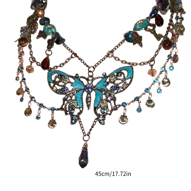 Butterfly Waist Chain Belly Dancing Jewellery Necklace