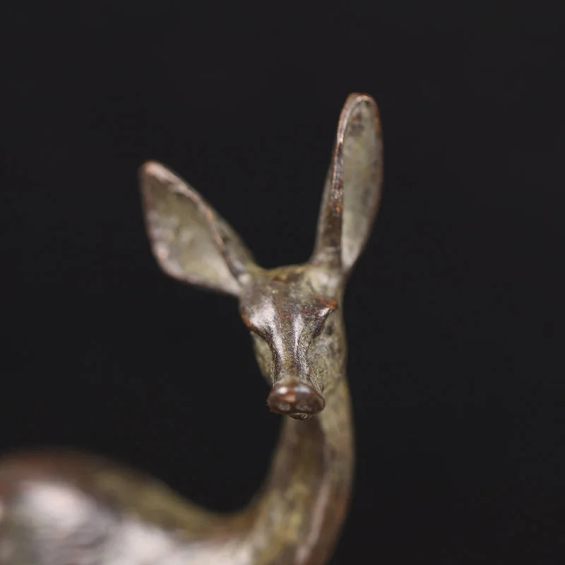 Sitting Deer Tea Pet