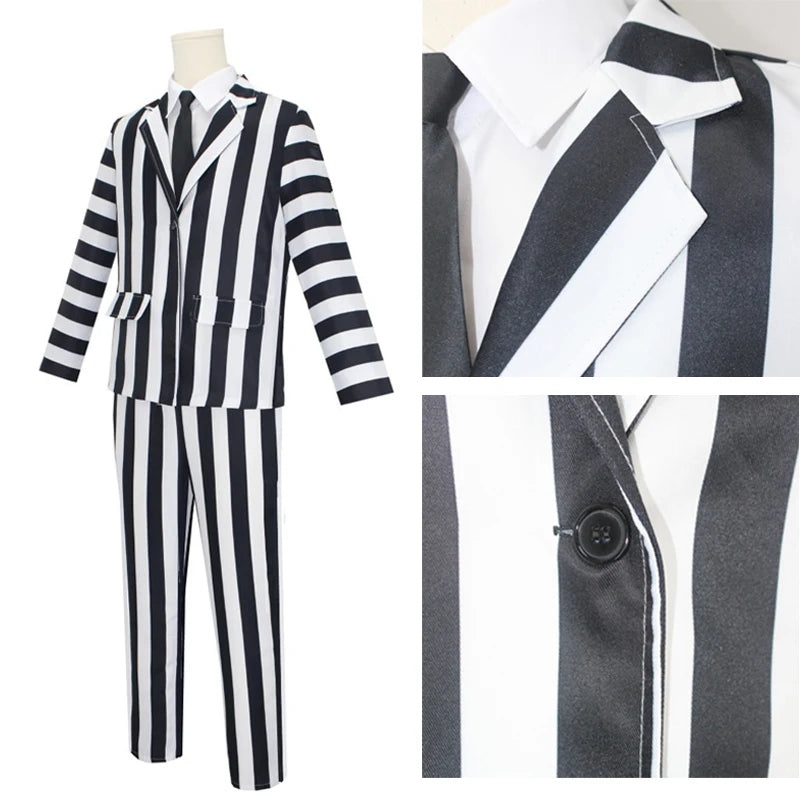 Lydia & Beetlejuice Adult Halloween Costumes
