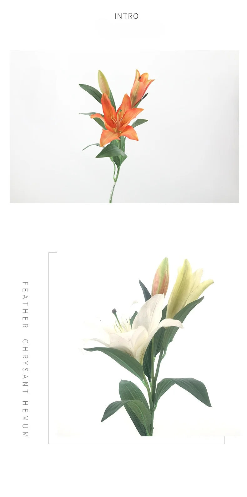 Lily Flower 86CM Artificial Flower Arrangement