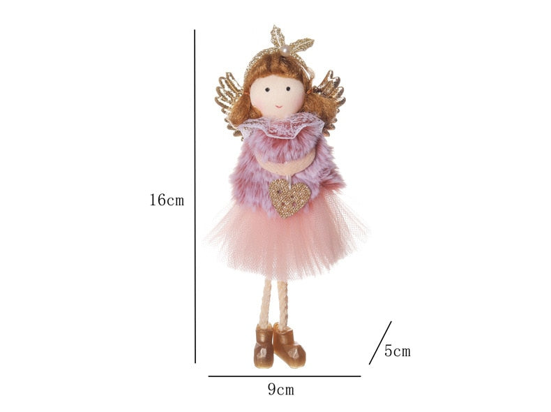 Christmas Angel Dolls Xmas Tree Ornament