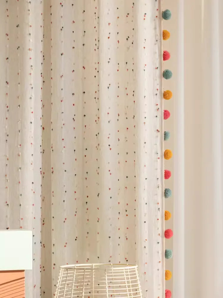 Confetti Cotton Linen Curtains