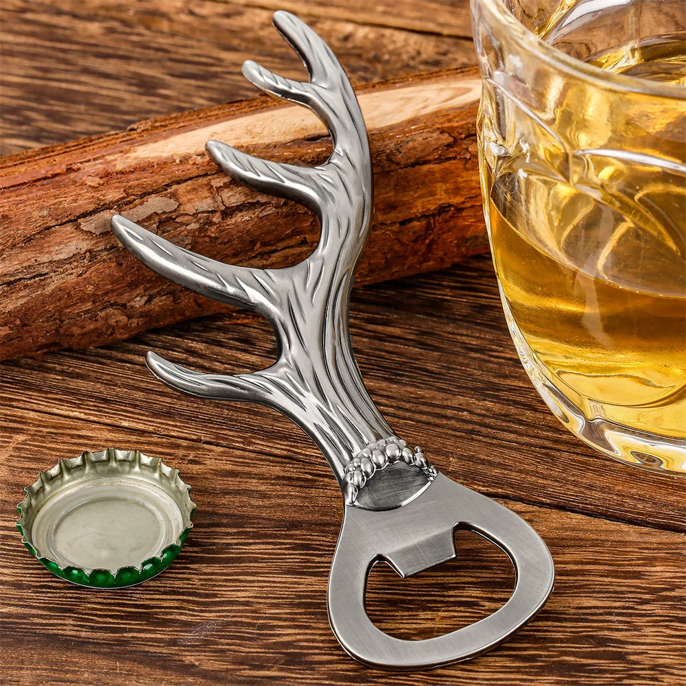 Elk Antler Beer Bottle Openers
