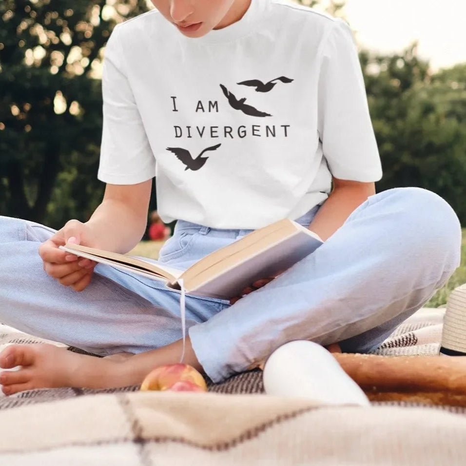 Divergent T-Shirt Fantasy Novels Fiction Books