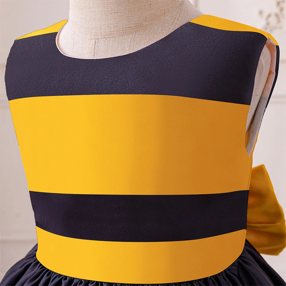 Bumble Bee Costume Toddler Girls Halloween Cosplay