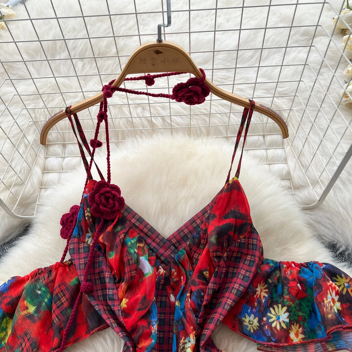 Fiesta Plaid Dress