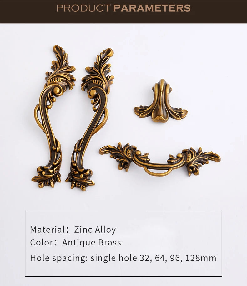 Flourish Furniture Handles Kitchen Cabinet Drawer Door Knob Pulls